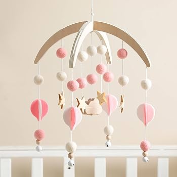 Amazon | Okawari Home モービル ベビーベッドメリー 星の風鈴